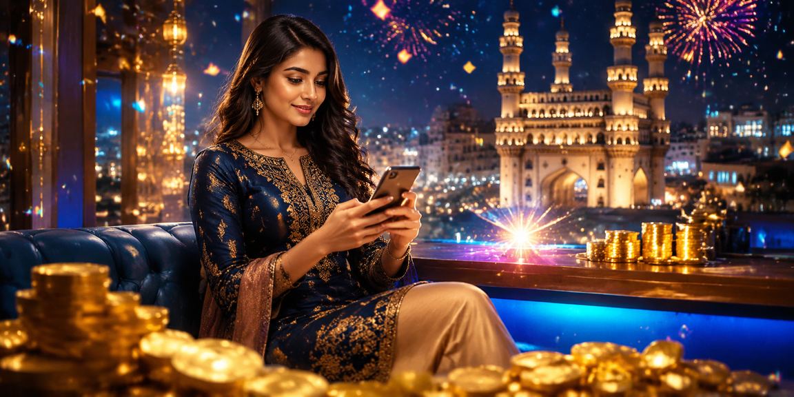 Player logging in to mobile casino app in Hyderabad