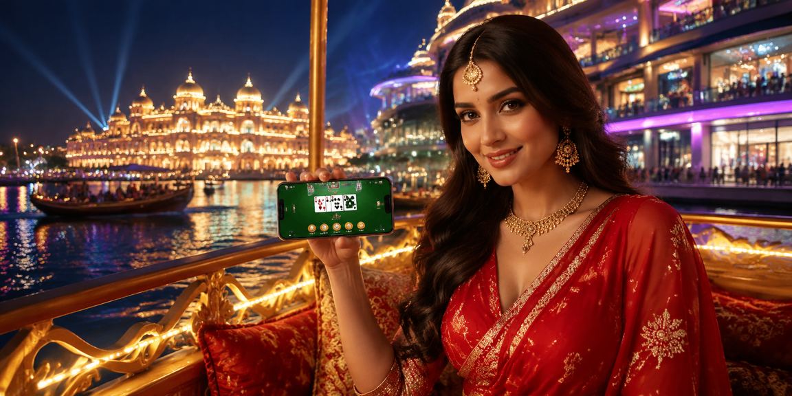 Modern casino gaming scene with Indian players engaged